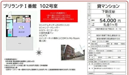 ブリランテⅠ番館 102号 0