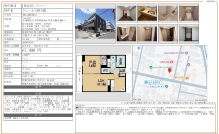 クレール八軒小路 102 0