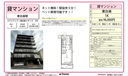 Modern Studio Condo Near Station in Hirakawacho 0