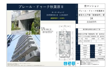 プレール・ドゥーク秋葉原 Ⅱ 0