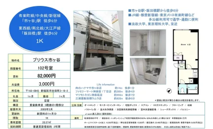 プリウス市ヶ谷 102号室 0