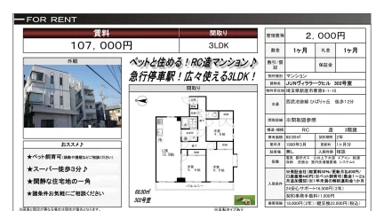JUNヴィララークヒル 302号室 302号 0