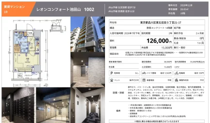 レオンコンフォート池田山 1002 0