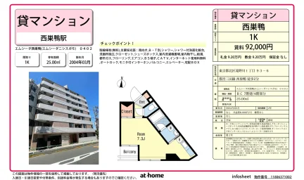 エムシーダ西巣鴨 0402 0