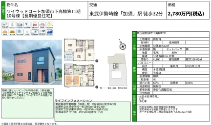 ワイウッドコート加須市下高柳第11期10号棟 10号 0