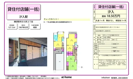 汐入2丁目店舗付き住宅 0