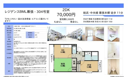 レジデンスBML幕張-304号室 304号 0