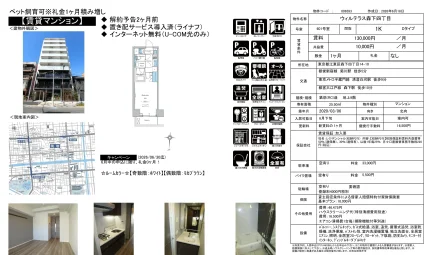 ウィルテラス森下四丁目 601号室 0