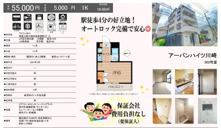 アーバンハイツ川崎 303号 0