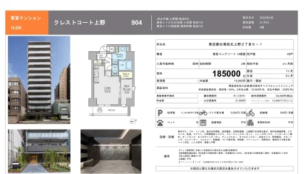 クレストコート上野 904 0