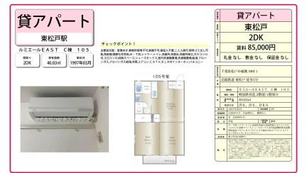 ルミエール EAST C棟 105 105号 0