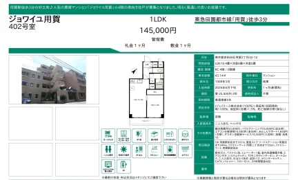ジョワイユ用賀 402号 0