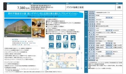 プラウド船橋三街区 3階 0