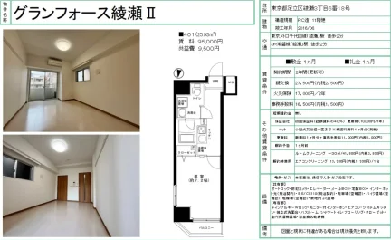 グランフォース綾瀬Ⅱ 401 0
