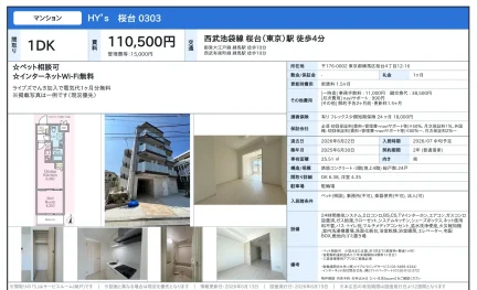 HY's 桜台 0303 0303号 0