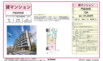 ザ・パークワンズ深川門前仲町 0