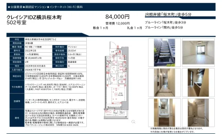 クレイシアIDZ横浜桜木町 502号 0