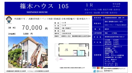 篠木ハウス 105 105号 0