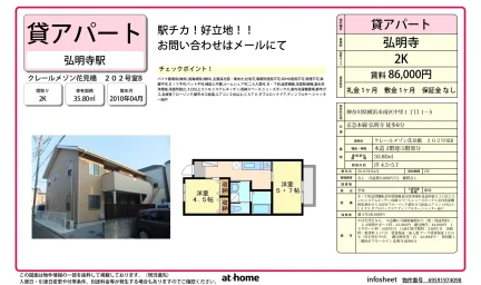 2K Condo in Besshonakazatodai 0