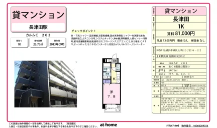 Studio Condo Near Station in Nagatsuta 0