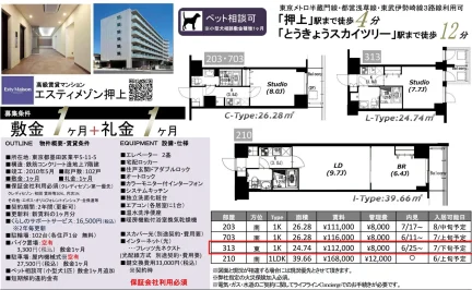 エスティメゾン押上 203 0