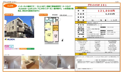 セジュールオッツ 201号 0