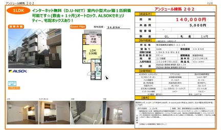 アンジュール練馬 202 202号 0
