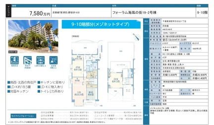 フォーラム海風の街19-2号棟 910号 0