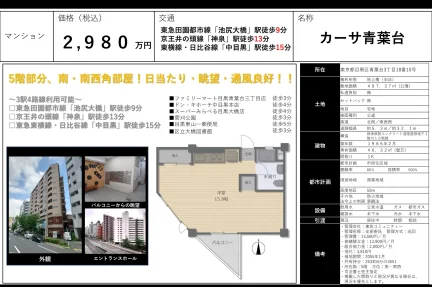 カーサ青葉台 5号 0