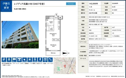 レジディア武蔵小杉 0407号 0