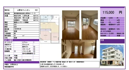 上野毛マンション 302号 0
