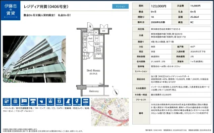 レジディア用賀 406号 0