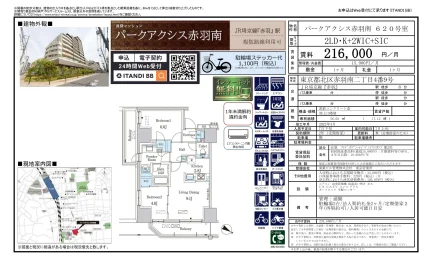 パークアクシス赤羽南 620号 620号 0