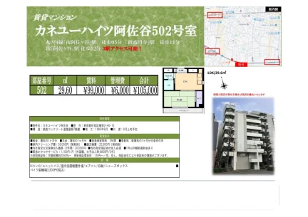 カネユーハイツ阿佐谷 0