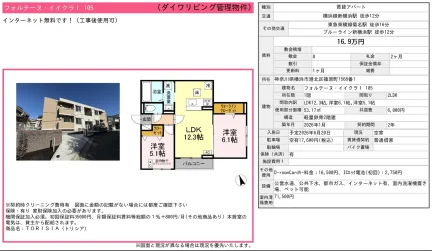 フォルテーヌ・イイクラ 105 105号 0