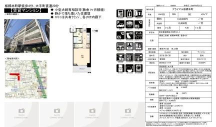 プライマル板橋本町 209号室 0