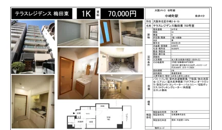 テラスレジデンス梅田東 703号 0