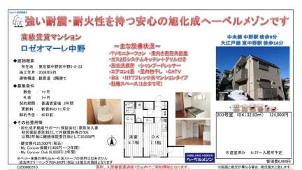 ロゼオマーレ中野 203号室 0