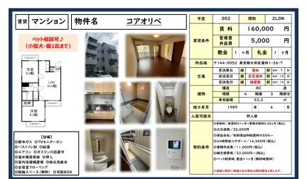 コアオリベ 302号 0