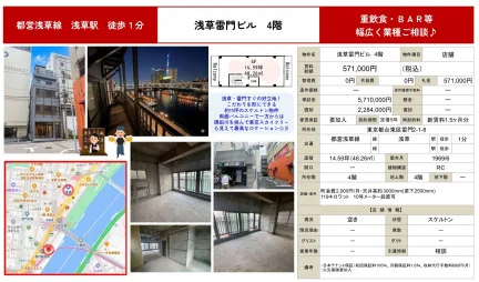 浅草雷門ビル 4階 0
