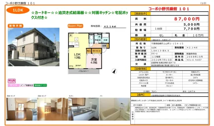 セジュール　ウィルモア 101号 0