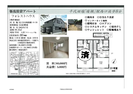 フォレストハウス 201号 0