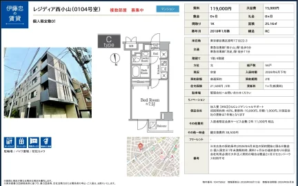 レジディア西小山 0104号 0