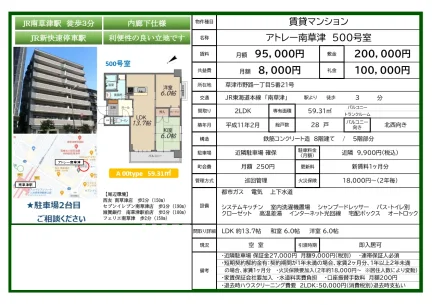 アトレー南草津 500号室 500号 0