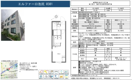 エルファーロ池尻 0301 301号 0