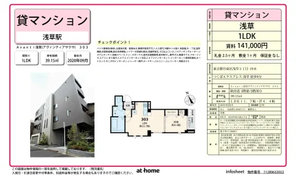 Modern 1LDK Condo in Asakusabashi 0