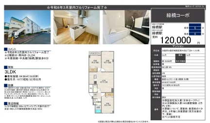 緑橋コーポ 1212号 0