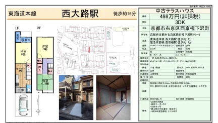 Well-Kept 3-Bedroom House in Nishikyogoku umazukacho 0