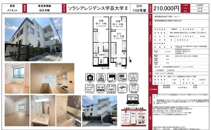 ソラシアレジデンス学芸大学 Ⅱ 102号室 0