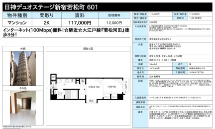 日神デュオステージ新宿若松町 0